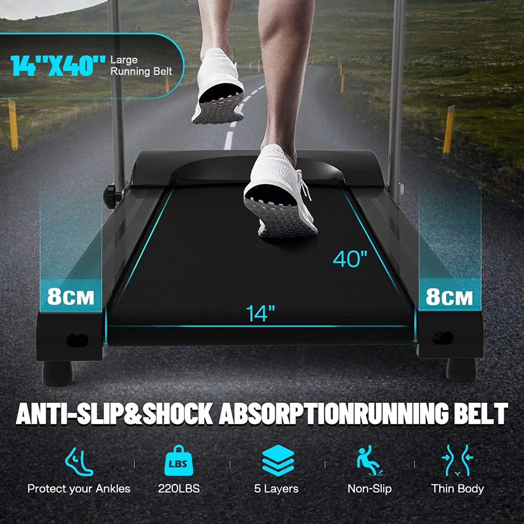 Foldable Electric Treadmill with LCD Monitor I3813
