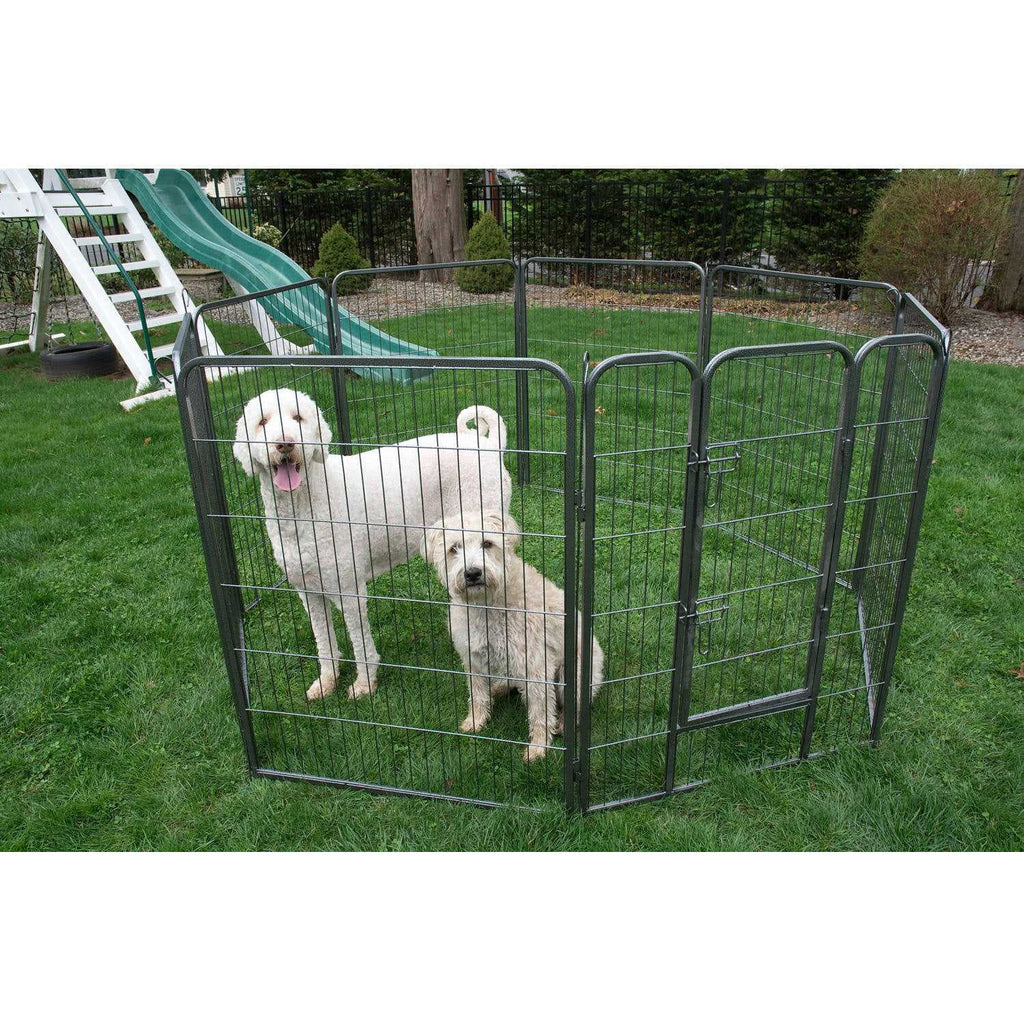 Heavy Duty Metal Tube Pet Dog Exercise & Training Playpen K584