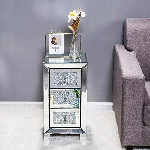 Mirrored 3-Drawer Dresser B4633