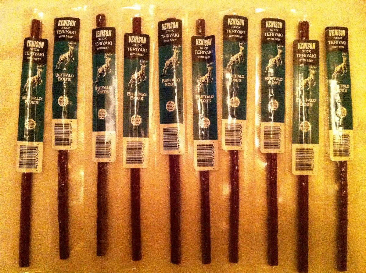 Wild Game Beef Jerky Venison Teriyaki Sticks 10 Pack M7424