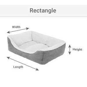Large Cooling Orthopedic Dog Bed with Removable Cover O390474