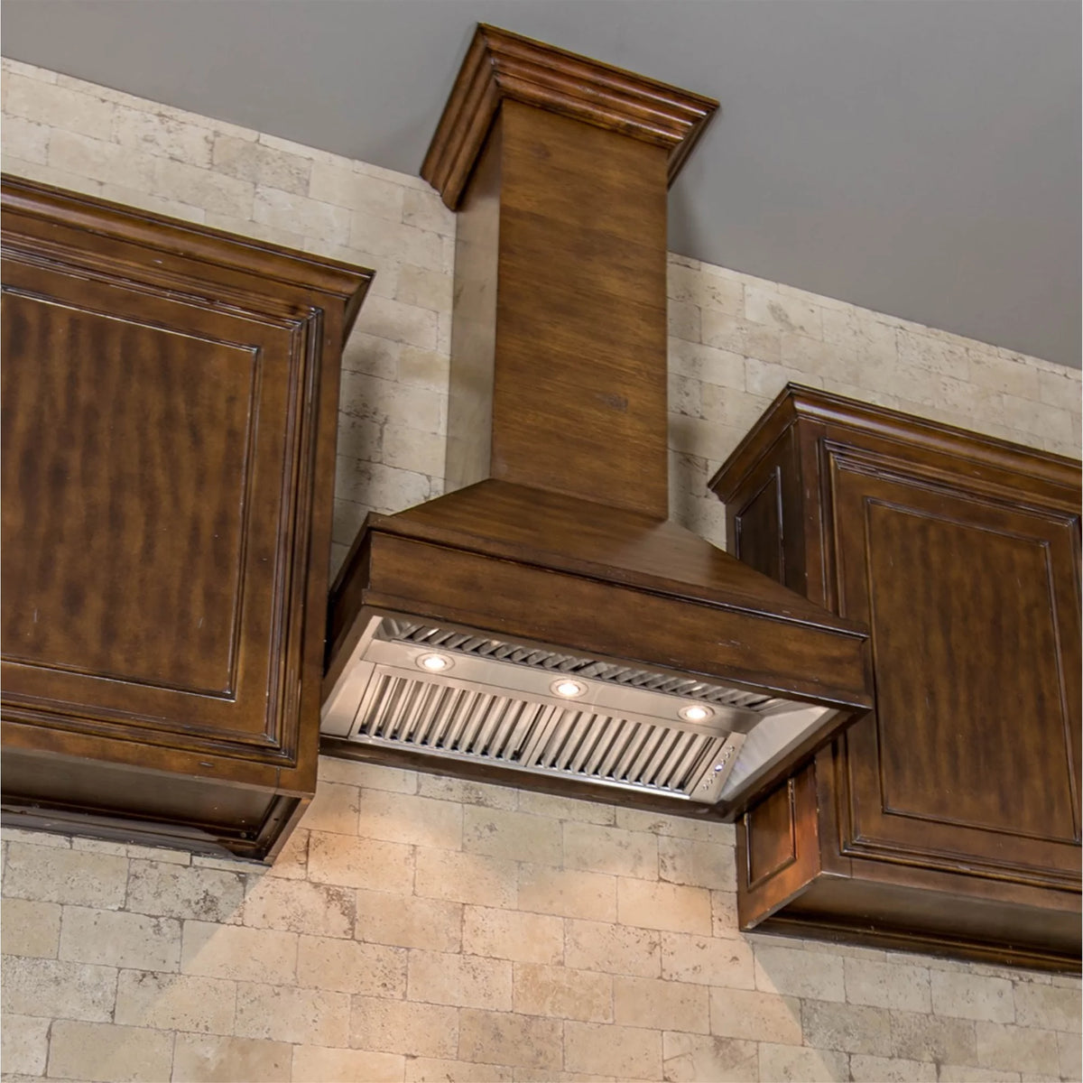 Wooden Wall Mount Range Hood Y2963