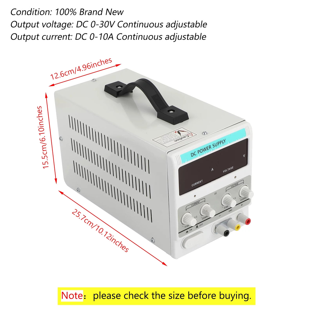 30V 10A Adjustable DC Power Supply R438097