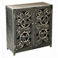 Black Metal Accent Cabinet T774