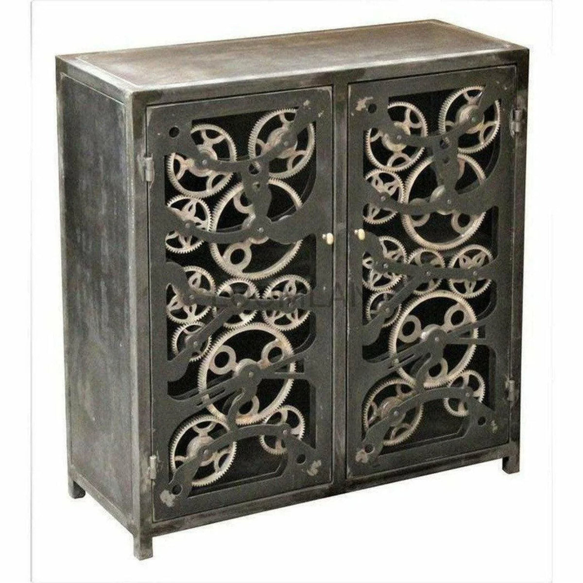 Black Metal Accent Cabinet T774