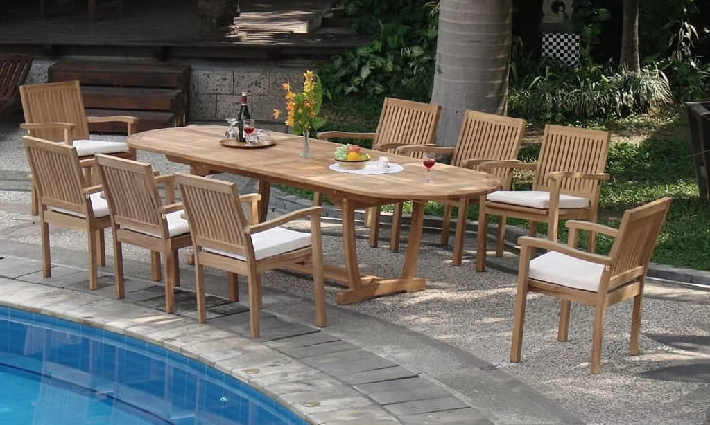 Stacking Teak Wood Dining Chair O526999