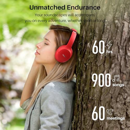 Hybrid Active Noise Cancelling Wireless Over Ear Headphones F448294