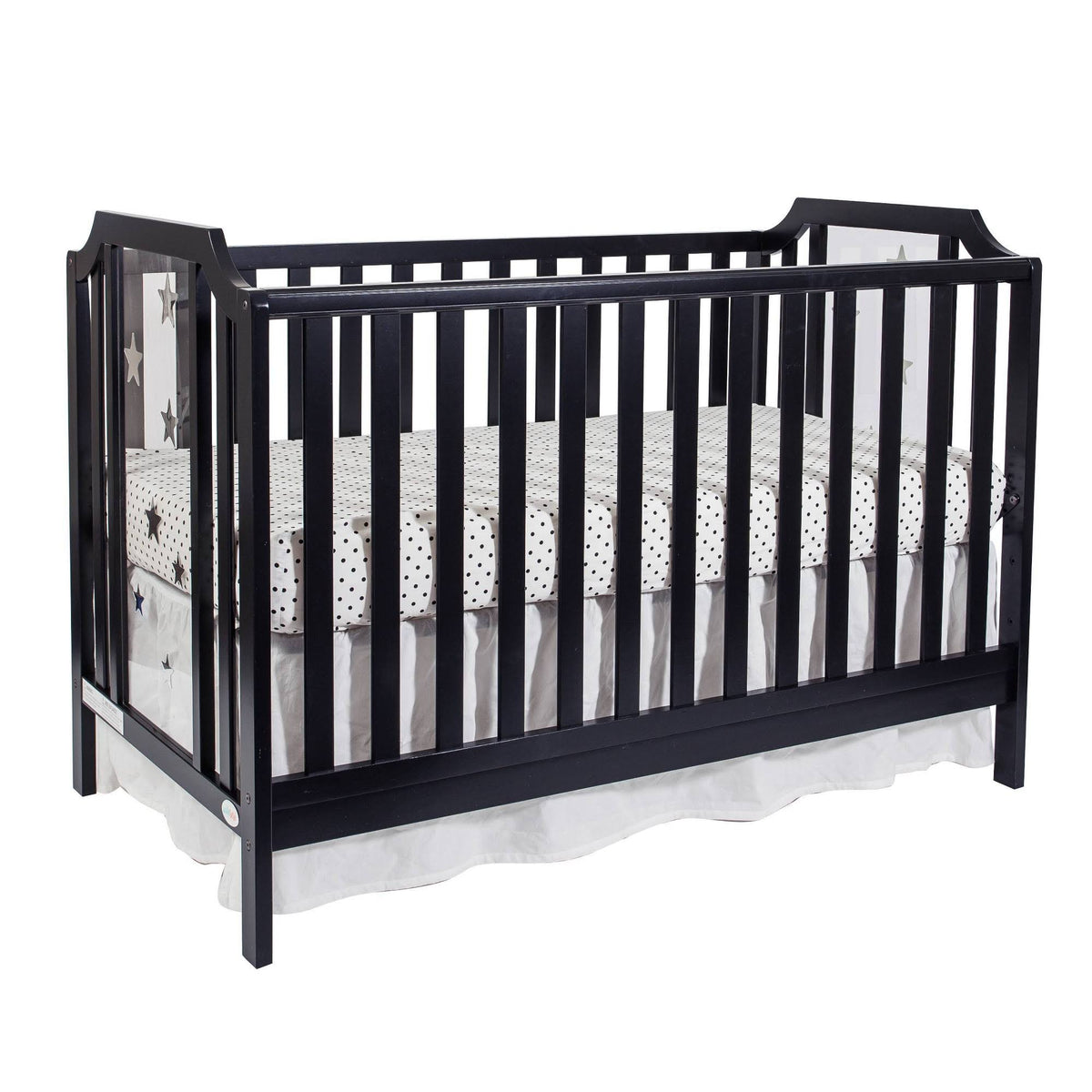 Black Convertible Crib K3808