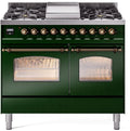 Emerald Green Dual Fuel Natural Gas Range I164484