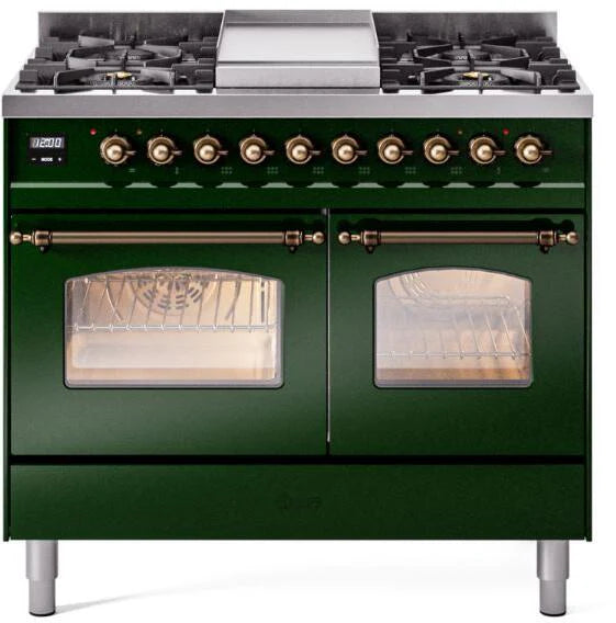 Emerald Green Dual Fuel Natural Gas Range I164484