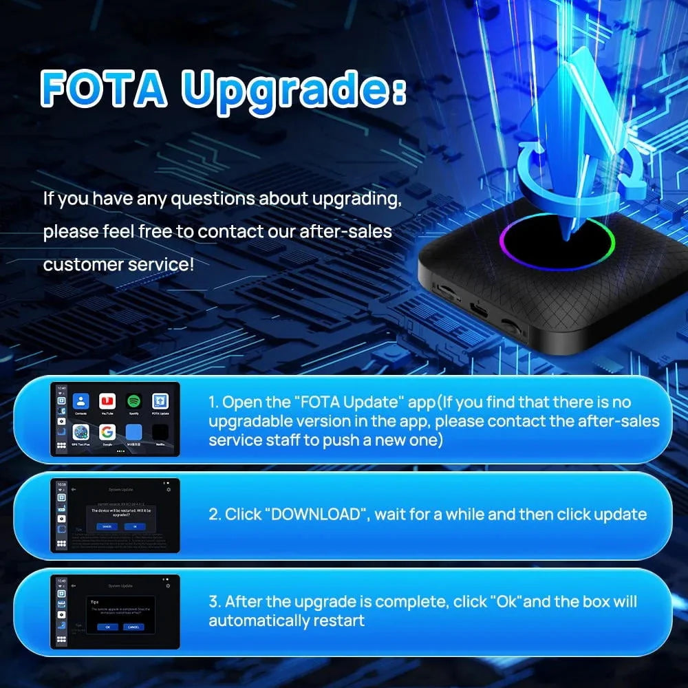 Android 13 Wireless Android Auto & Apple CarPlay Smart Tv Box S704