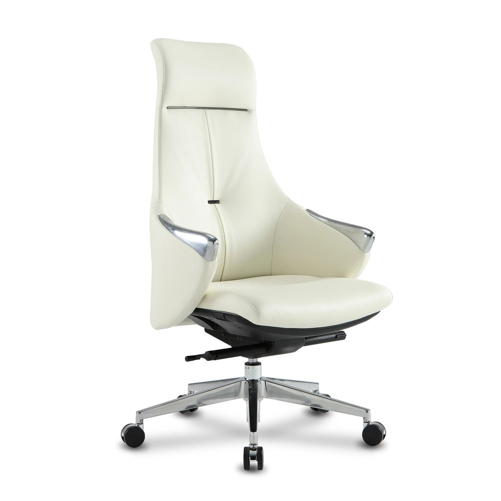 High Back Ergonomic Leather Office Chair with Adjustable Height and Tilt G64332