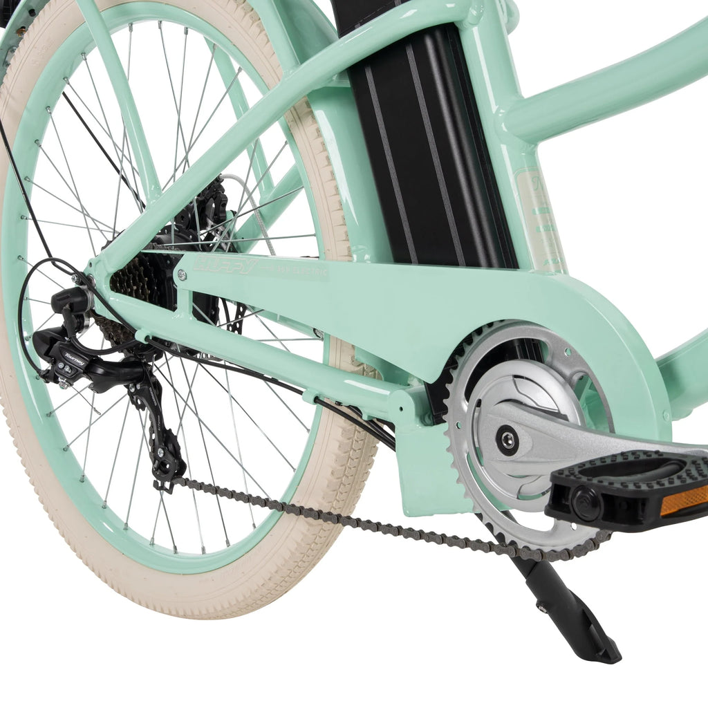 Mint Green 26-in 7-Spd Electric Cruiser Bike D57674