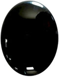 Black Tourmaline Crystal Cabochon Gemstone G47374