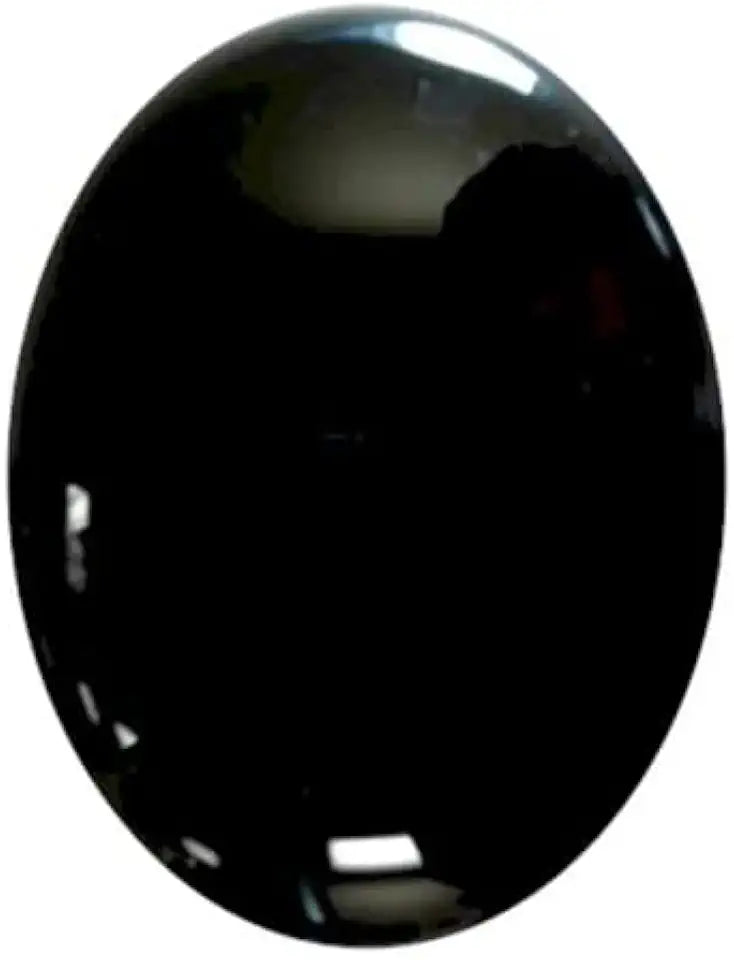 Black Tourmaline Crystal Cabochon Gemstone G47374
