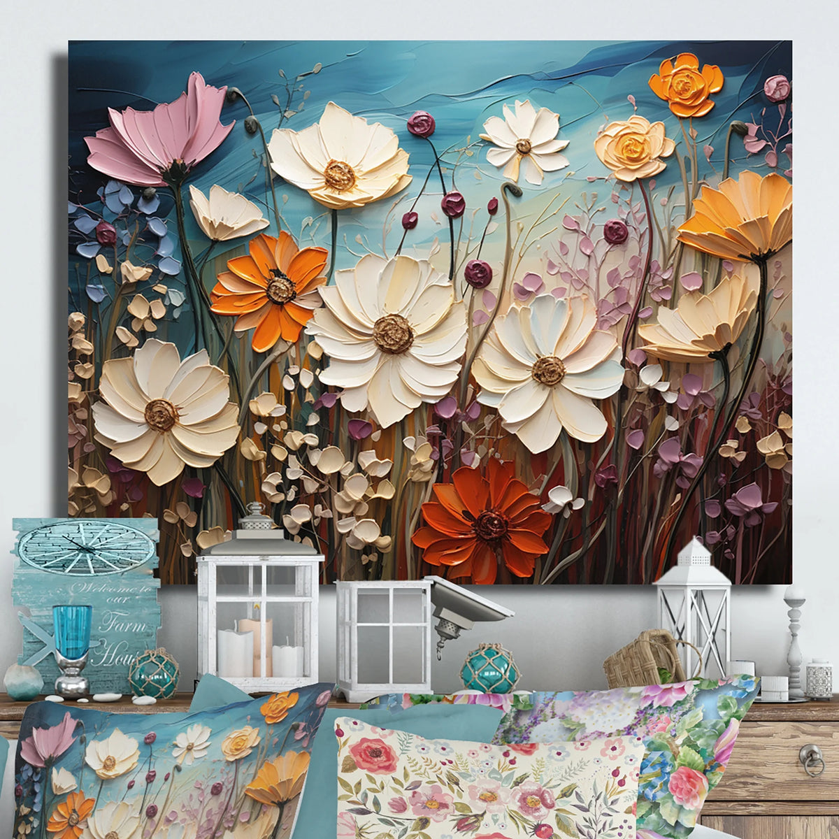 Floral Metal Wall Decor J28392