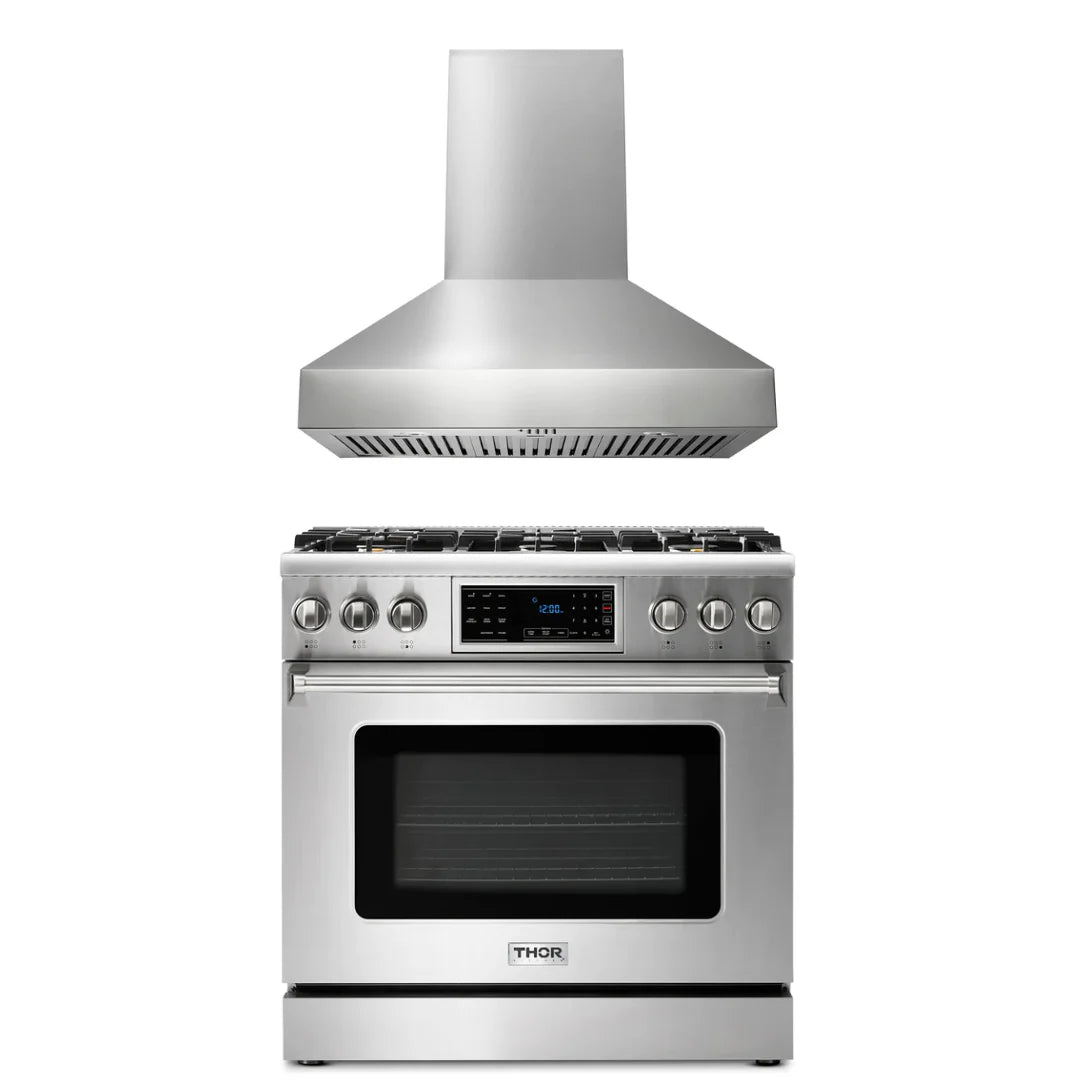 36 Gas Range and Range Hood M386
