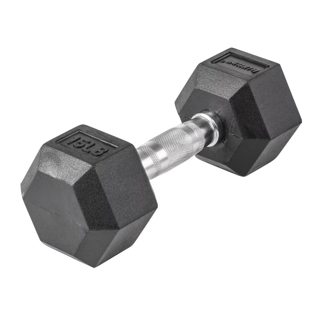 40 lbs Rubber Hex Dumbbell S15191
