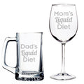 Beer Mug and Wine Glass Set N94907