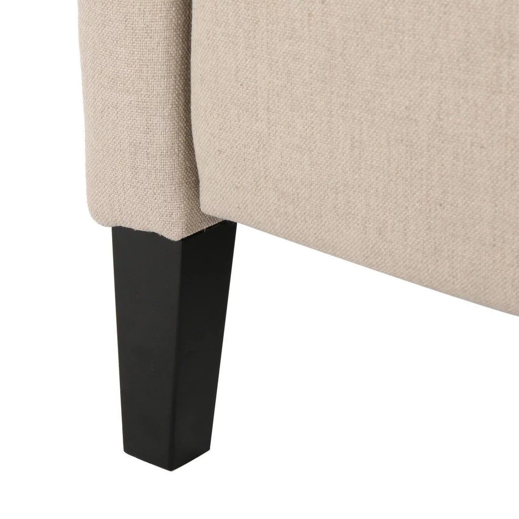 Traditional Wingback Fabric Recliner Chair H161