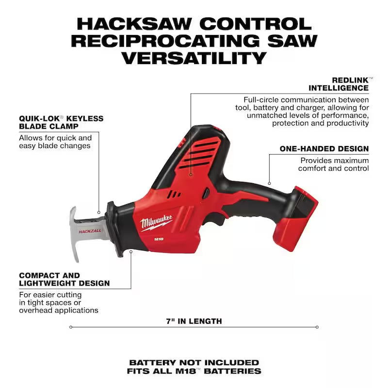 18V Cordless Reciprocating Saw with Battery C9399