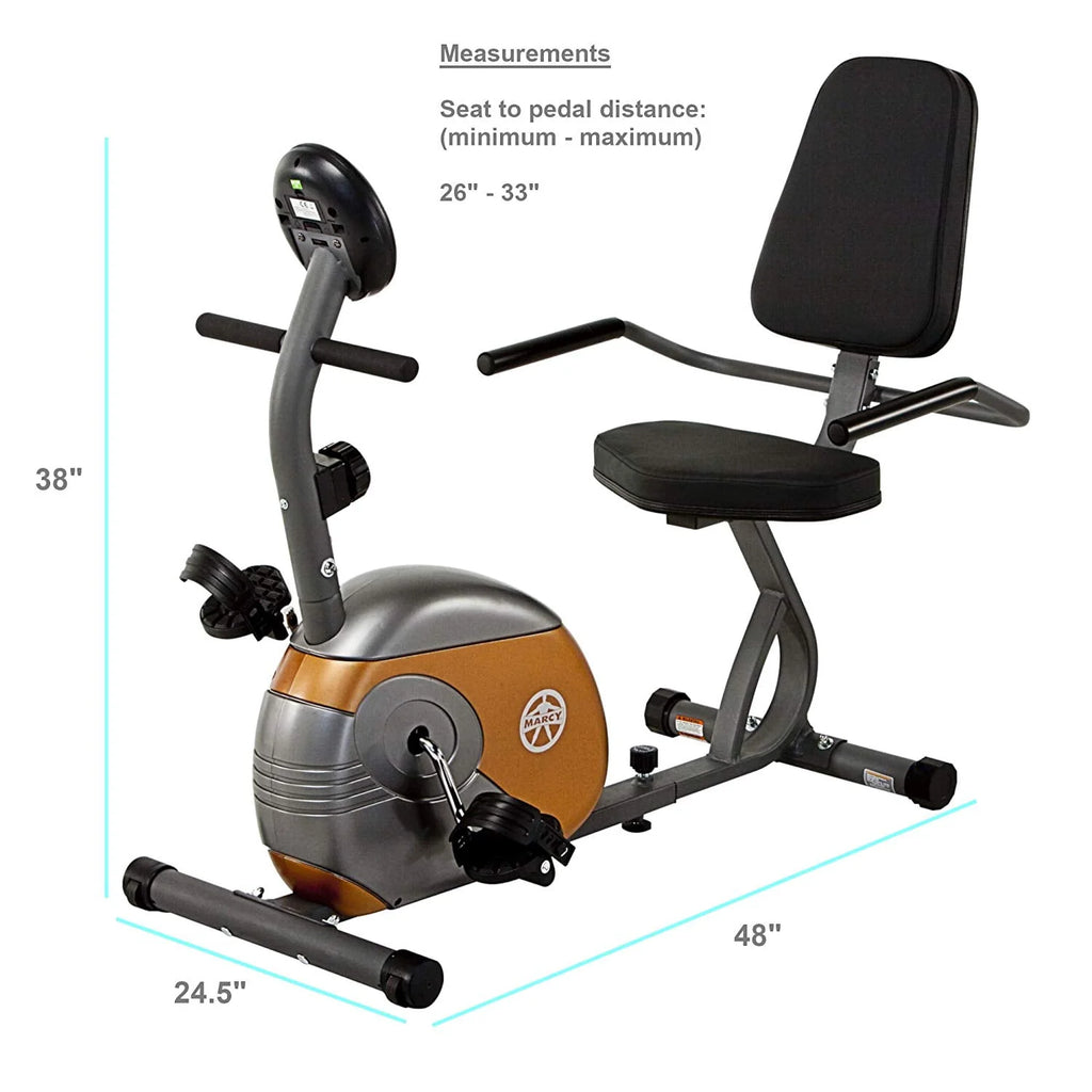 Recumbent Magnetic Exercise Bike D490