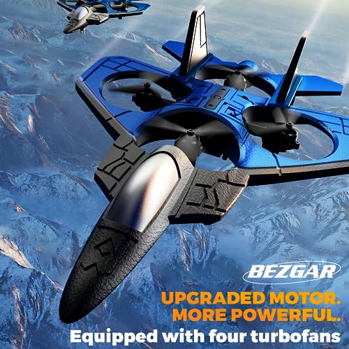 RC Fighter Airplane Remote Control Jet Plane Stunt Drone with Light T19729