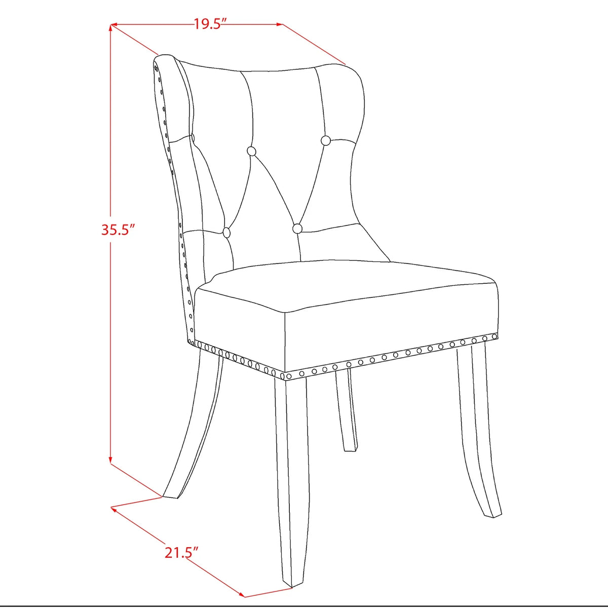 Wooden Dining Table Set of 4 Chairs O8651