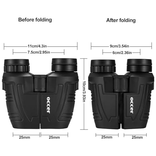 12x25 Compact Waterproof Binoculars with Low Light Vision Y289041