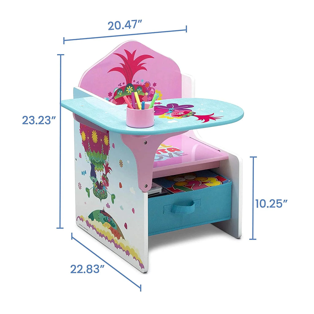 Toddler Chair Desk with Storage Bin V220141