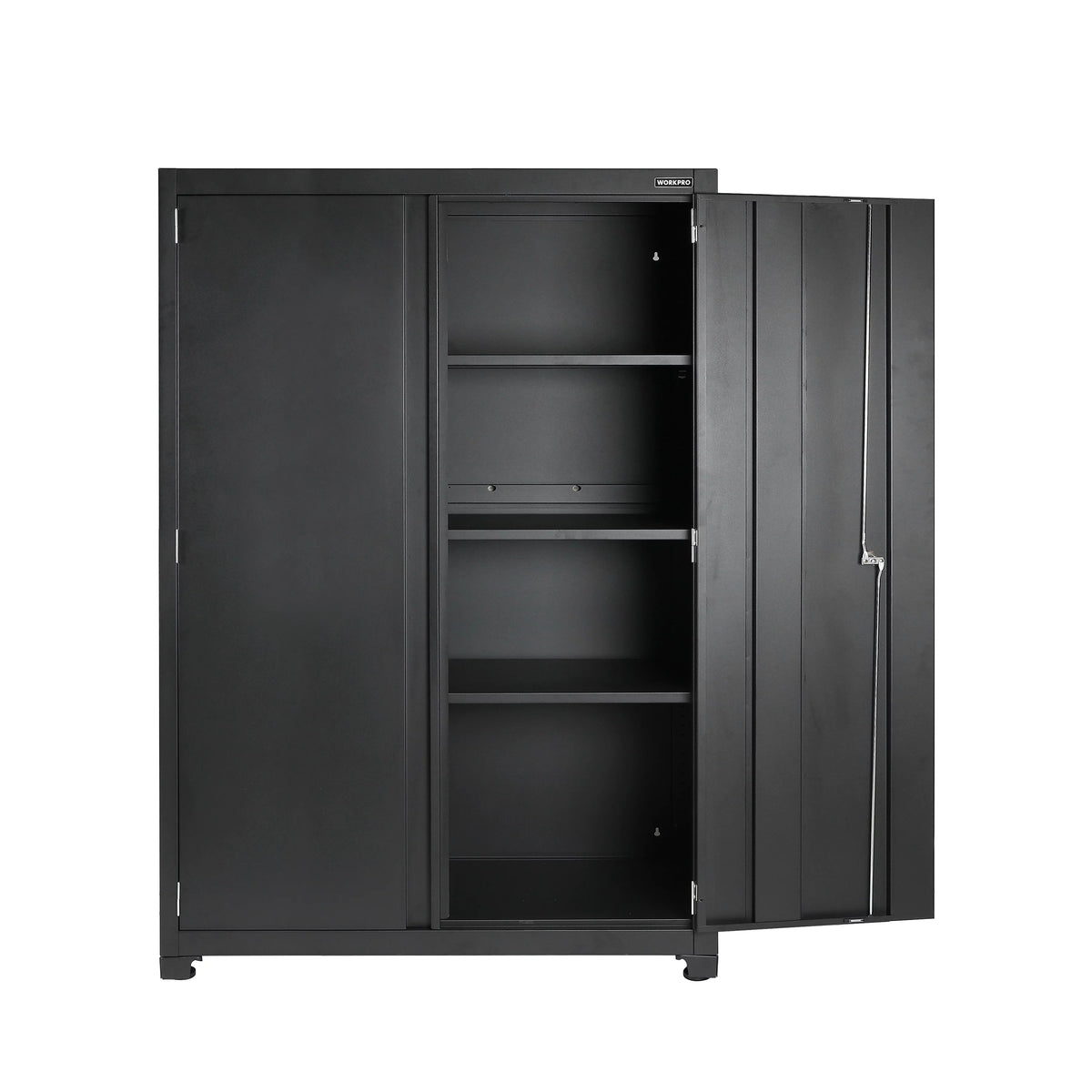 48-inch Black Metal Garage Storage Cabinet Y6426