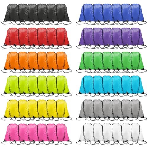 12 Color Drawstring Backpack Bulk U971584