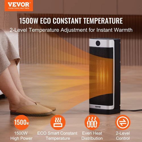 1500W Electric Fan Forced Portable Space Heater 16 in B963203