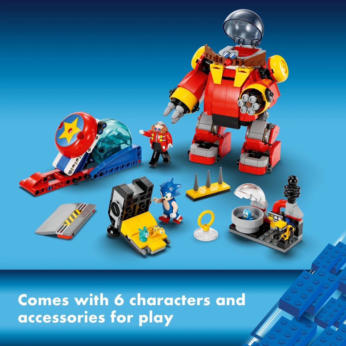 Building Toy with 6 Figures and Launcher R497