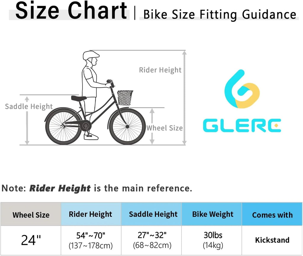 24 Girls Cruiser Bike 6-Speed Purple Y5733