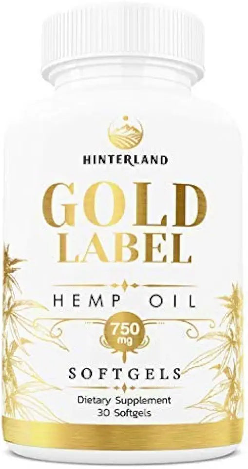 Hemp Oil Softgels 25mg Capsules 30 Count E6075