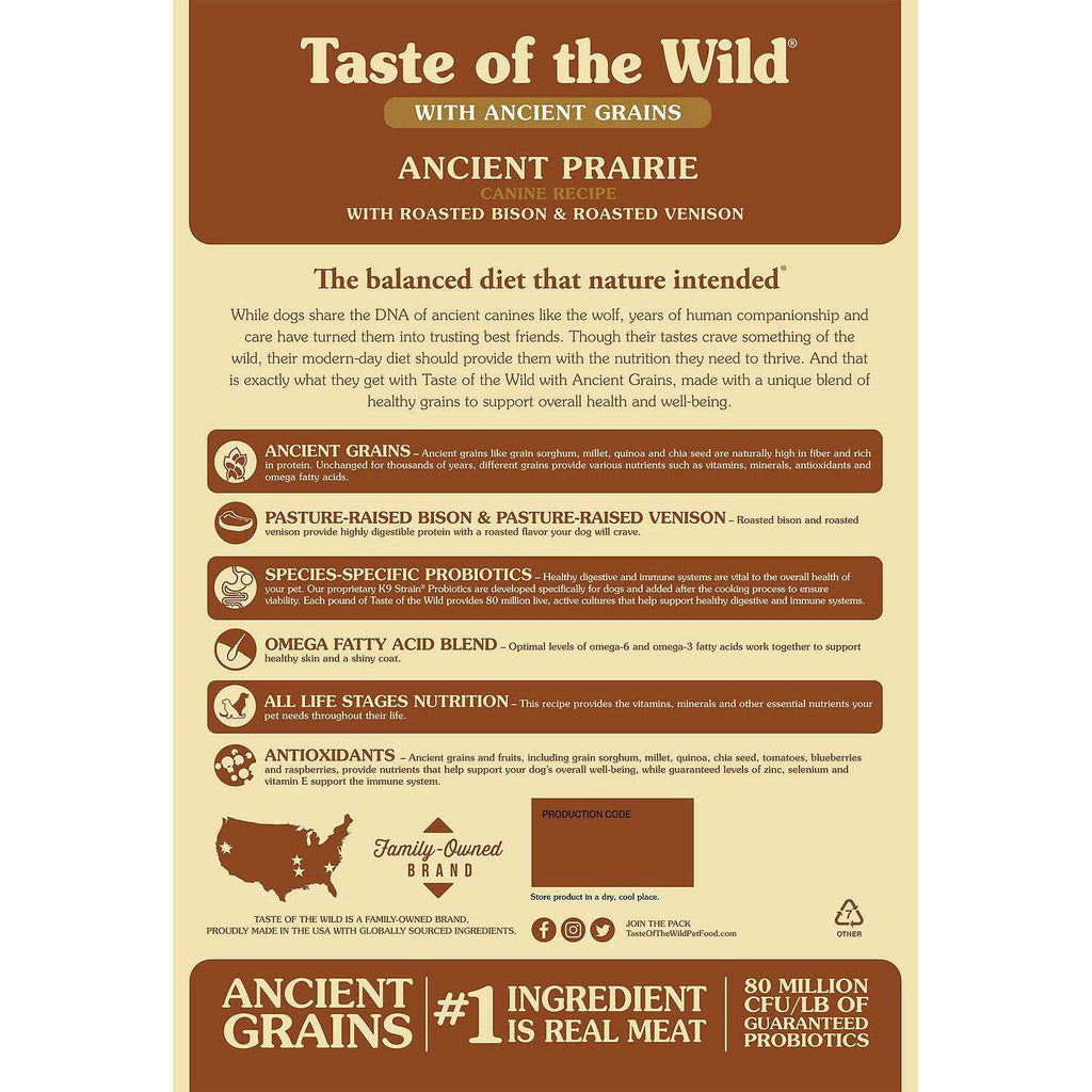 Ancient Prairie Dog Food E900962