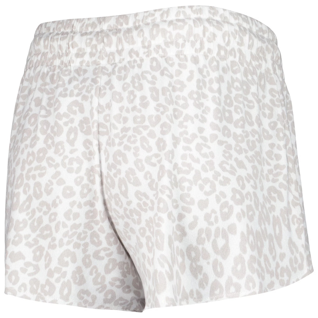 White Knit T-Shirt & Shorts Sleep Set Q4675