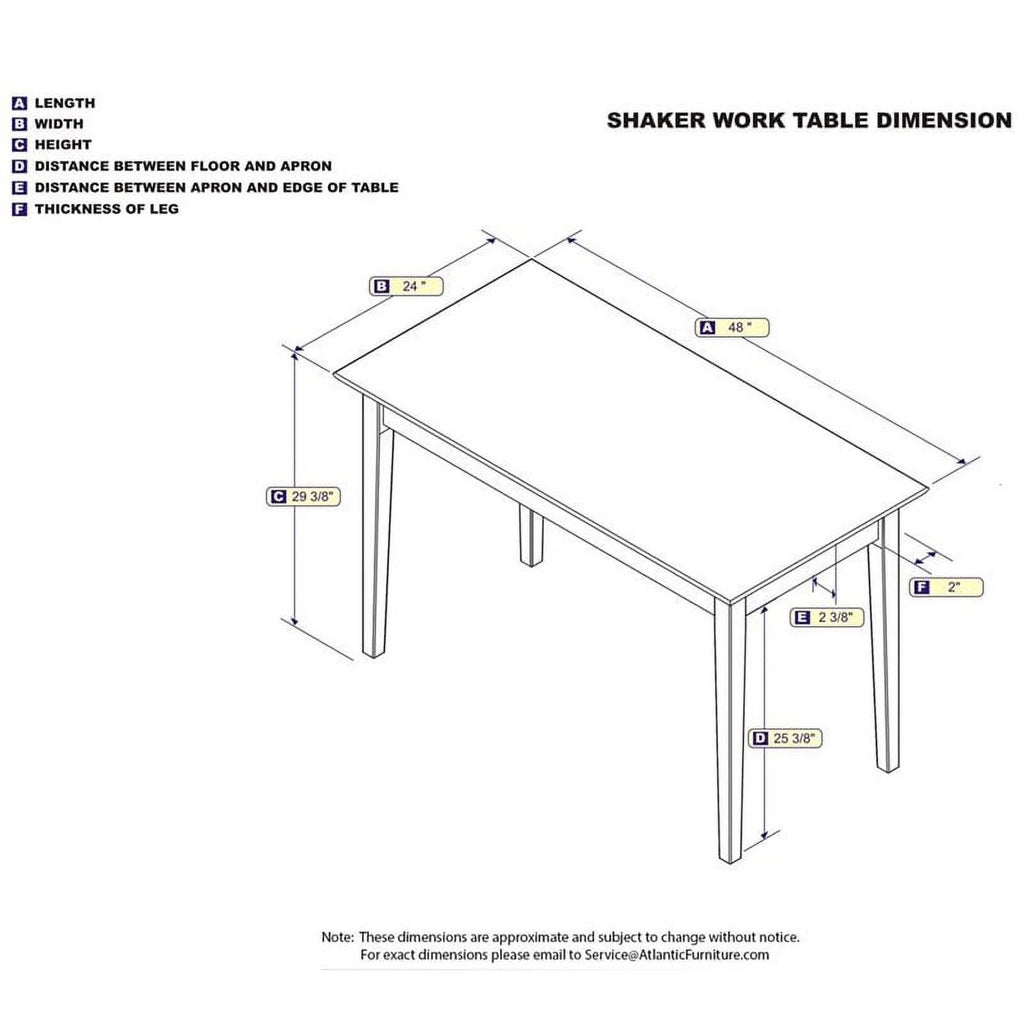 48" Solid Wood Writing Desk A318437