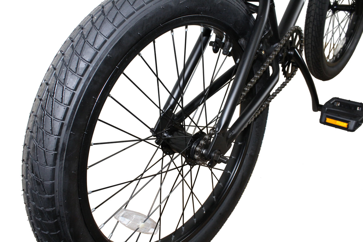20 BMX Steel Frame V-Brake Matte Black T376