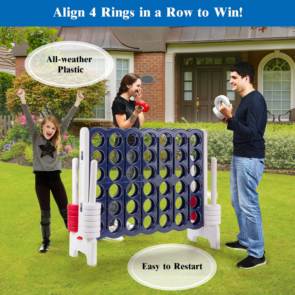 Jumbo 4-to-Score 4 in A Row Giant Game Set D494