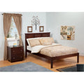 Twin Bed with Open Foot Rail Espresso Finish E71235