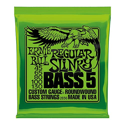 Nickel Wound Bass Guitar Strings, 50-105 Gauge J706343