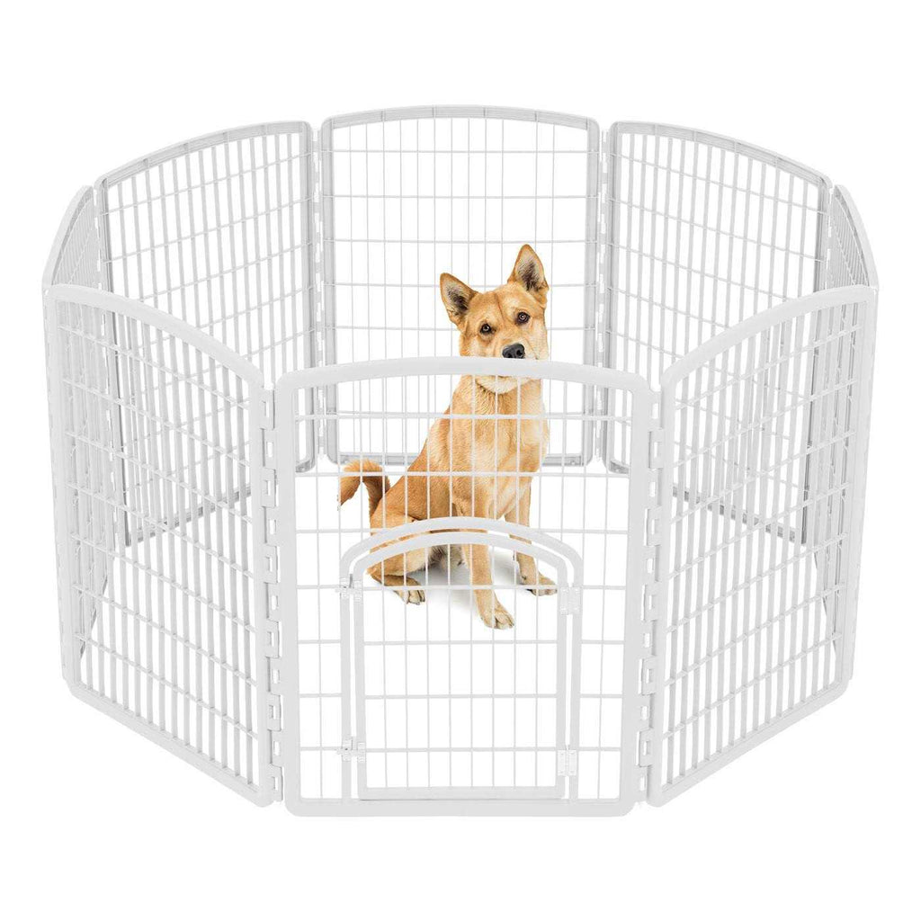 8-Panel Pet Playpen with Door A13801