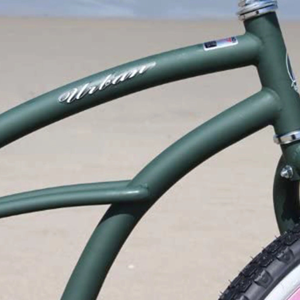 Army Green 26 Womens Beach Cruiser Bicycle E989097