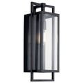 1 Light 20 inch Black Outdoor Wall C459