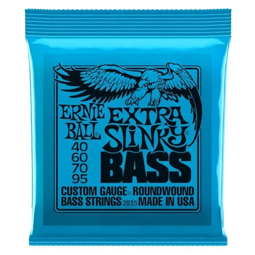 Nickel Wound Bass Guitar Strings, 50-105 Gauge J706343