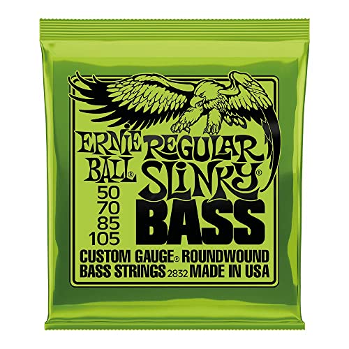 Nickel Wound Bass Guitar Strings, 50-105 Gauge J706343