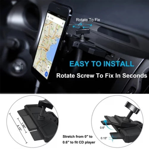 Magnetic CD Slot Car Mount D34064