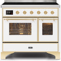 White Induction Range with Electric Oven Z4158